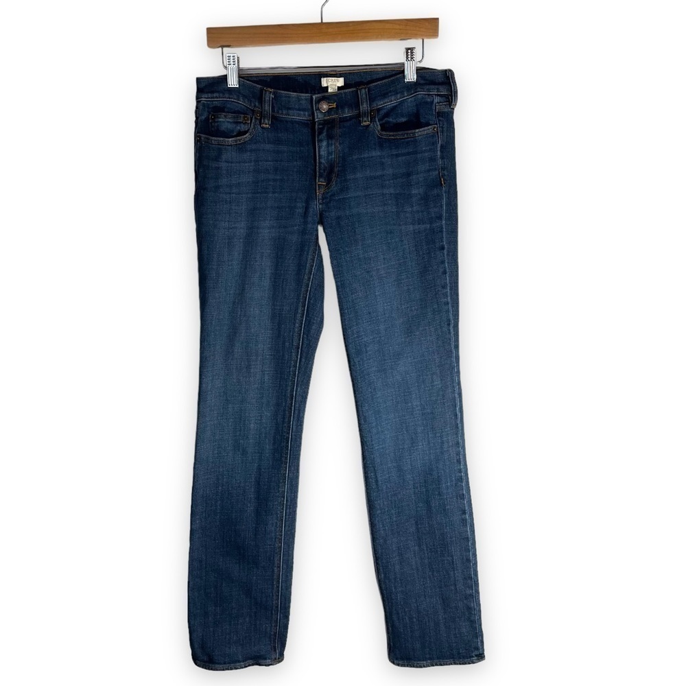 J Crew Factory Demi Boot Cut Full Length Jeans, Medium Wash, Size 29R